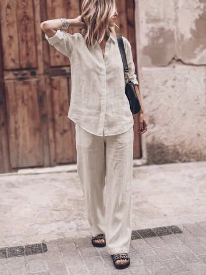 Sophia | Pure Cotton Relaxed Set