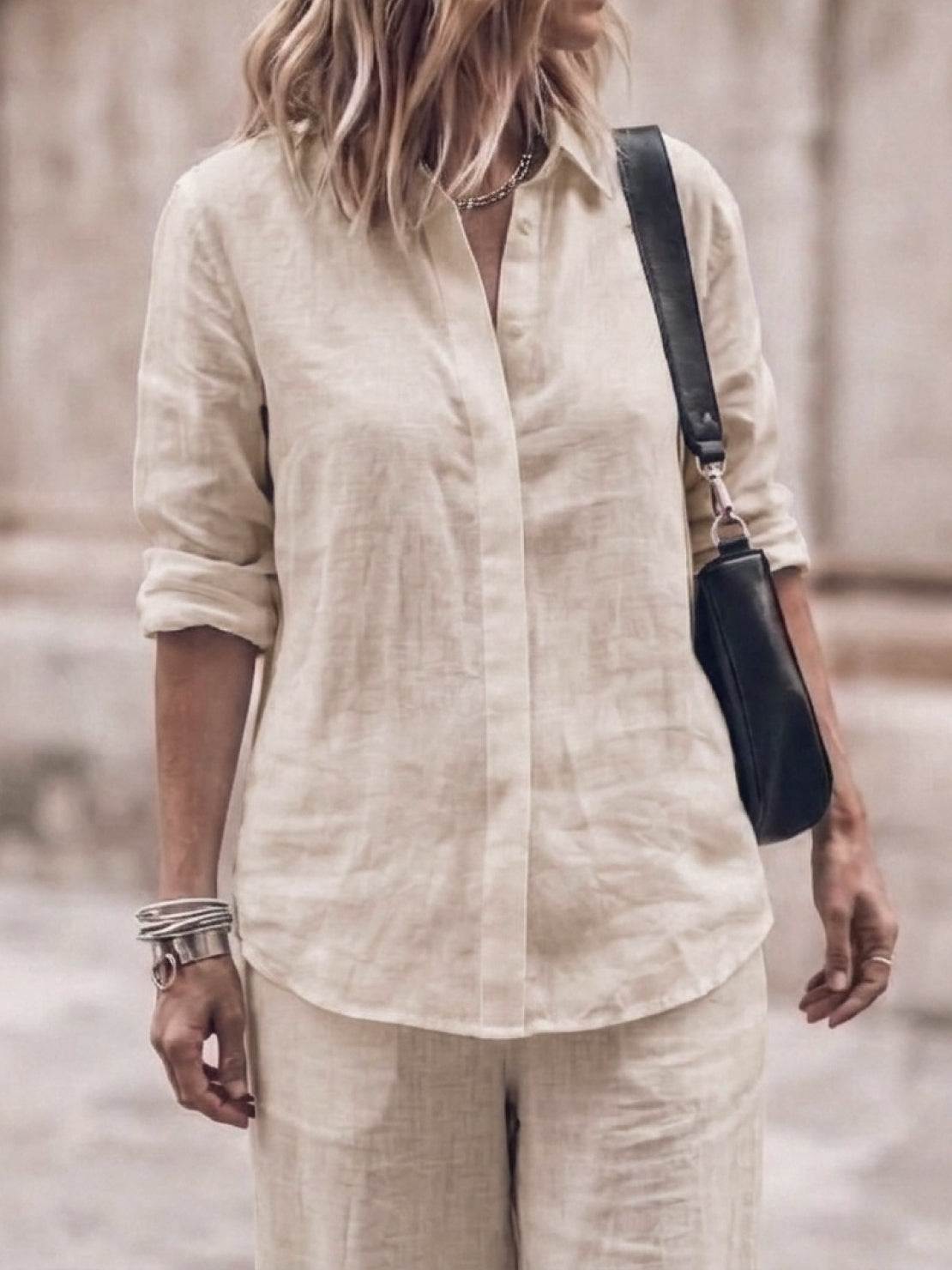 Sophia | Pure Cotton Relaxed Set