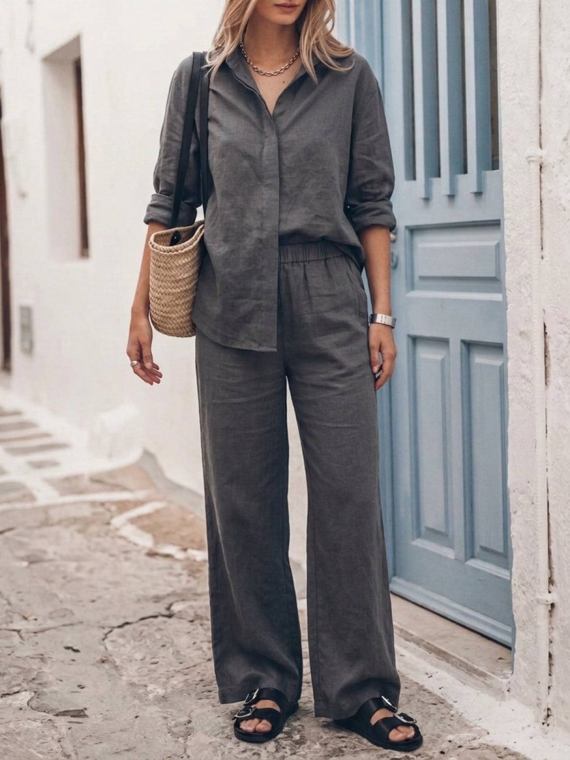 Sophia | Pure Cotton Relaxed Set