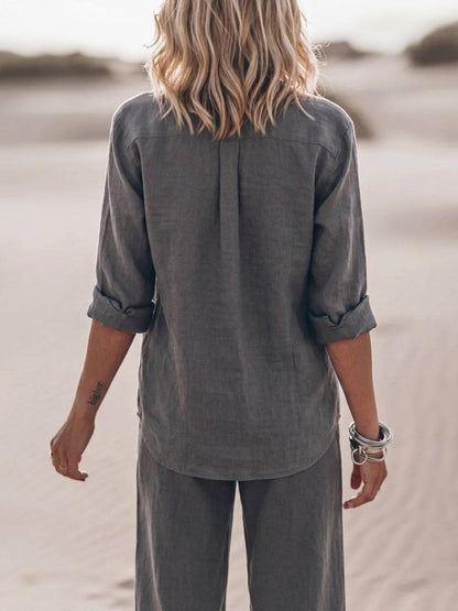 Sophia | Pure Cotton Relaxed Set