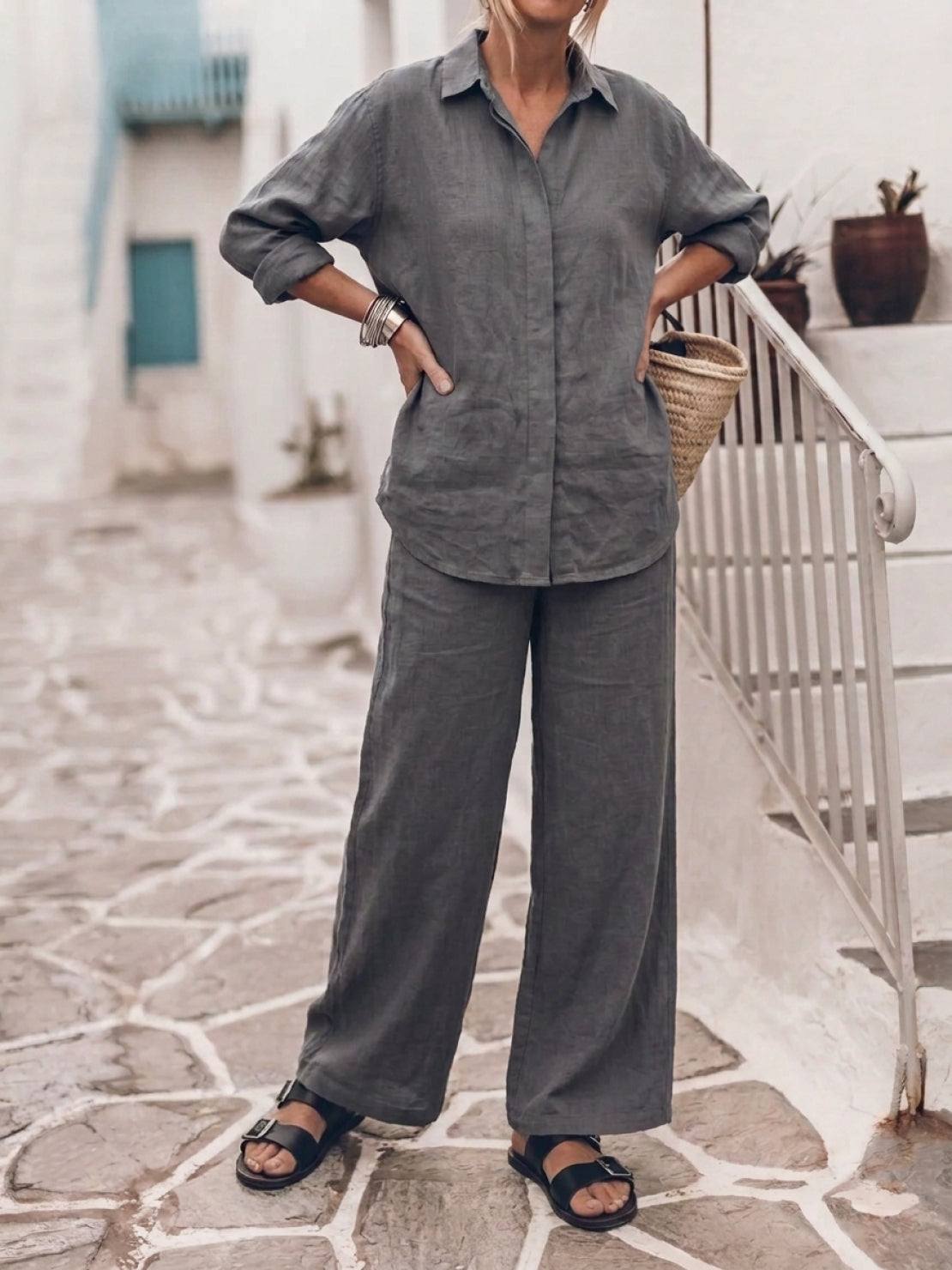 Sophia | Pure Cotton Relaxed Set