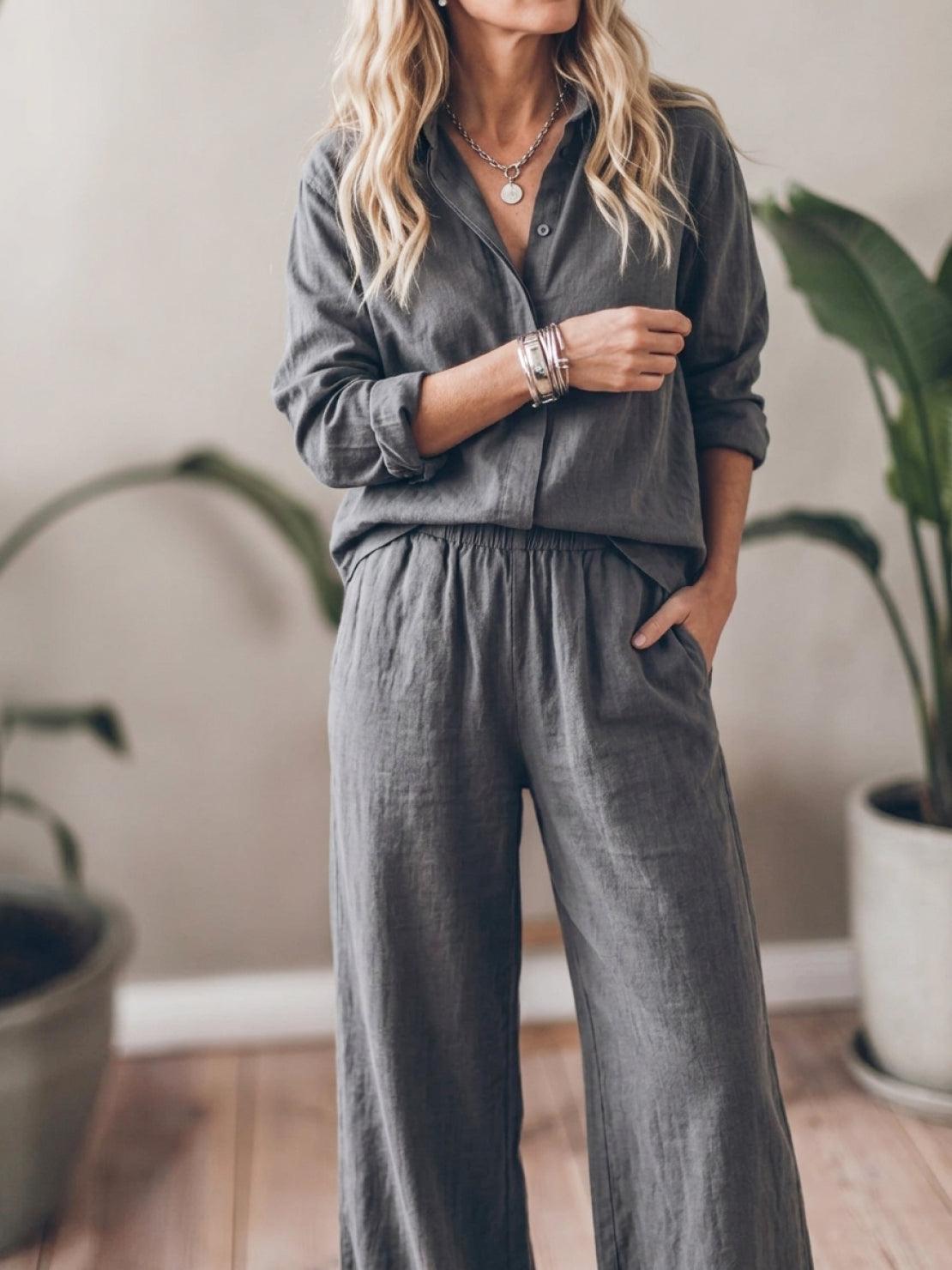 Sophia | Pure Cotton Relaxed Set