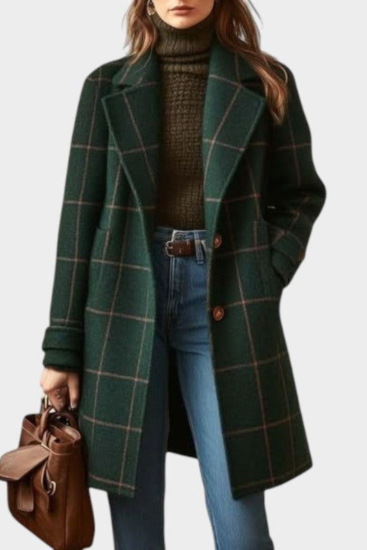 Marden Checked Wool Coat