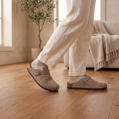 Terra | Suede Mule Clogs