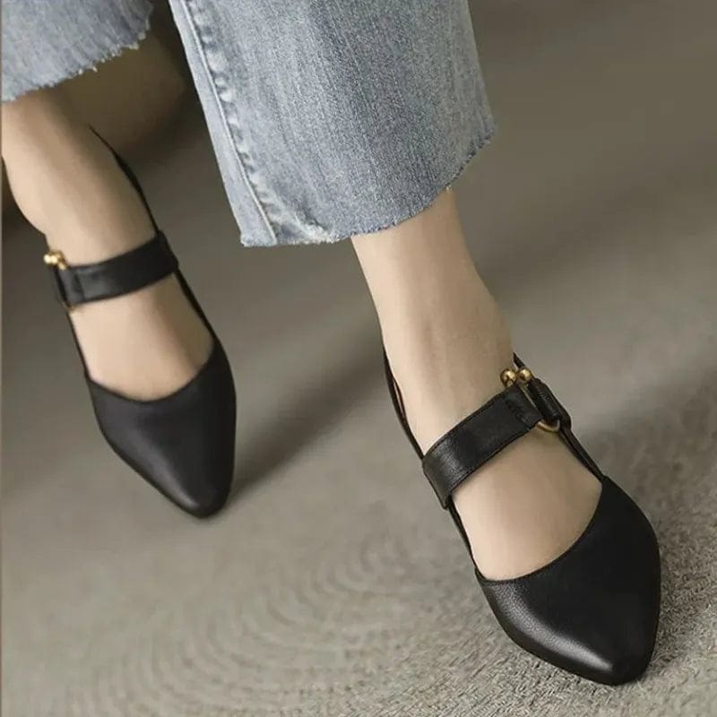 Kendall Leather Slingback Heels