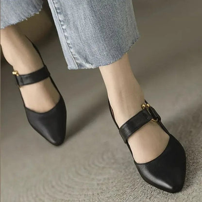 Kendall Leather Slingback Heels