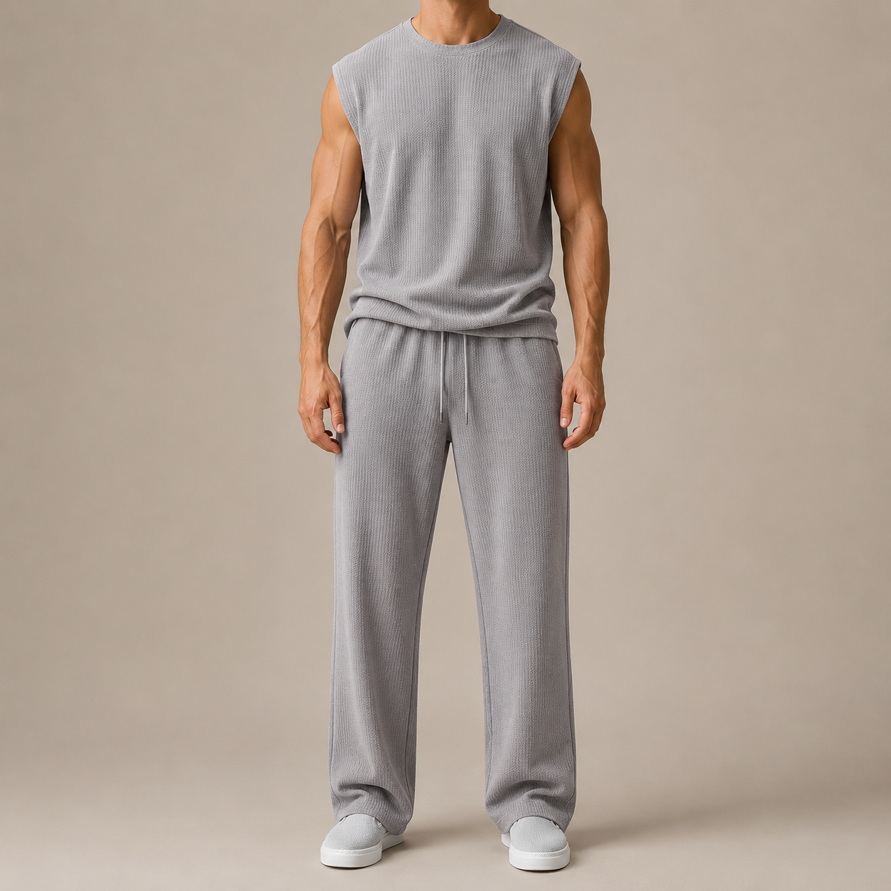 Bryce Knitted Vest And Trouser Set