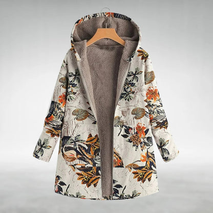 Meredith | floral fleece jacket