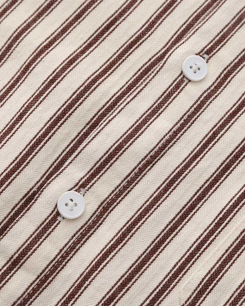 Jasper Striped Cotton Shirt