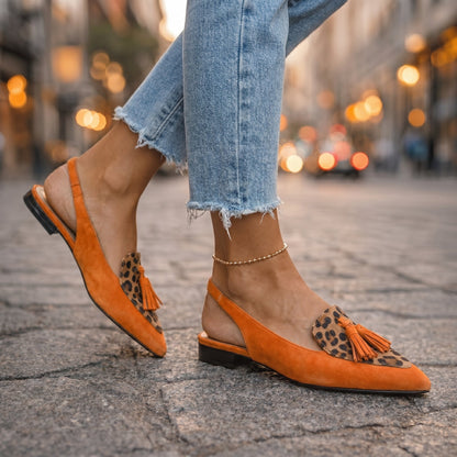 Poppy Tassel Strap Sandals