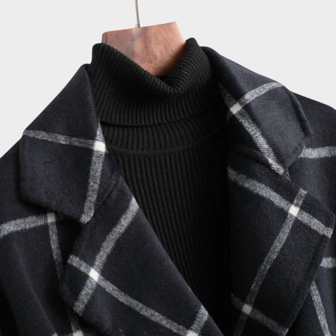 Marden Checked Wool Coat