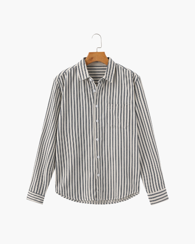 Jasper Striped Cotton Shirt