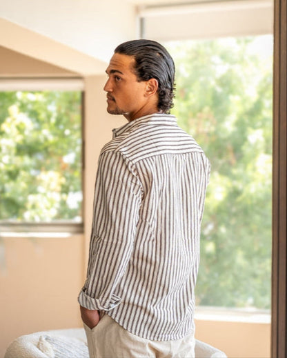 Jasper Striped Cotton Shirt
