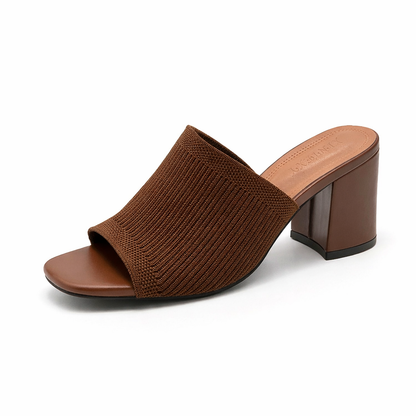 Juno Stretch Block Heel Sandals