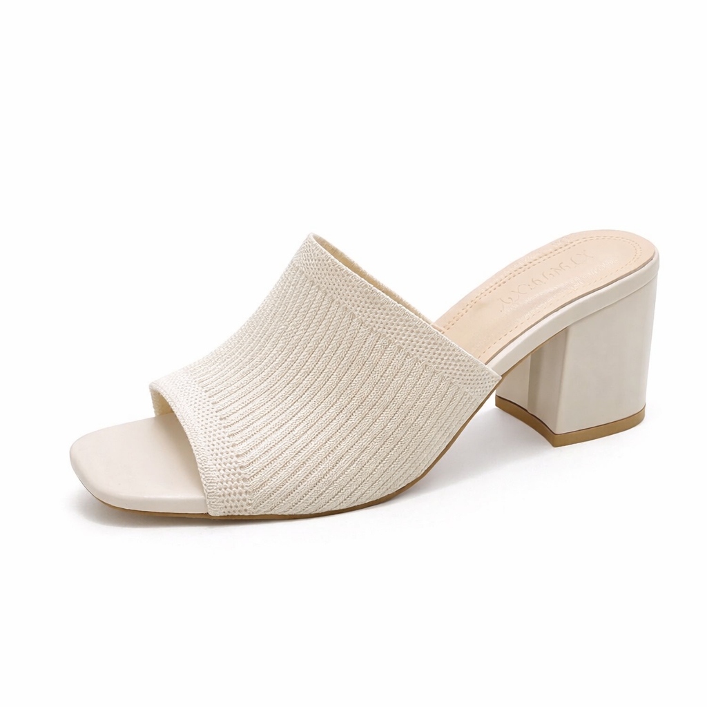 Juno Stretch Block Heel Sandals