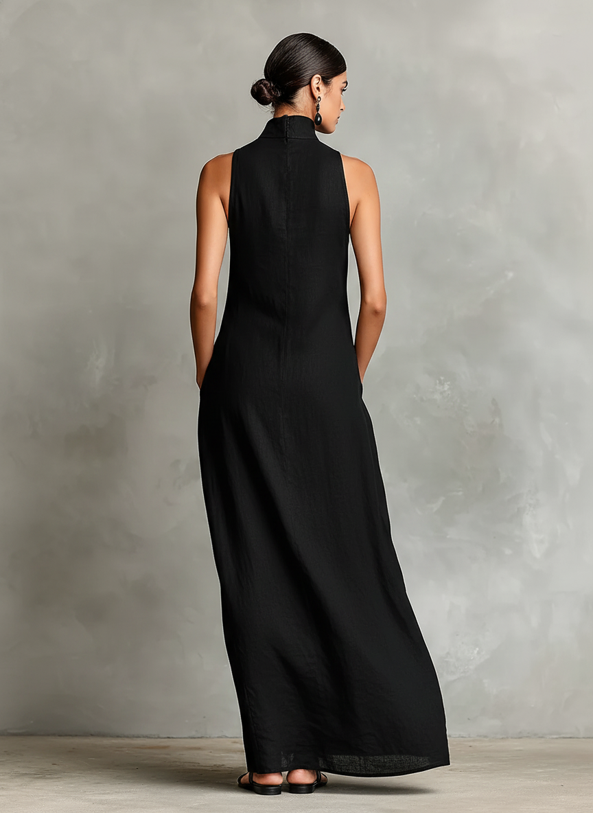 Sutton Roll Neck Column Dress