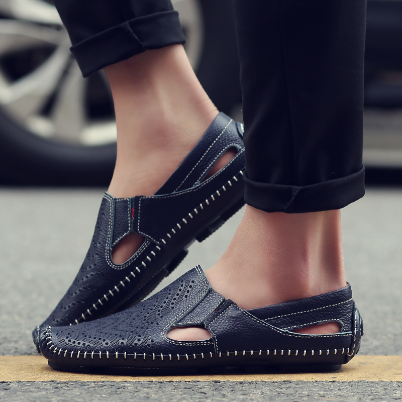 Dante Perforated Leather Loafers