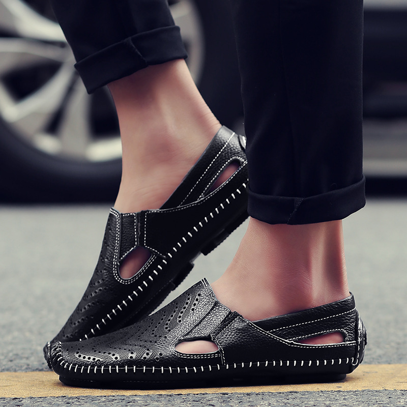 Dante Perforated Leather Loafers