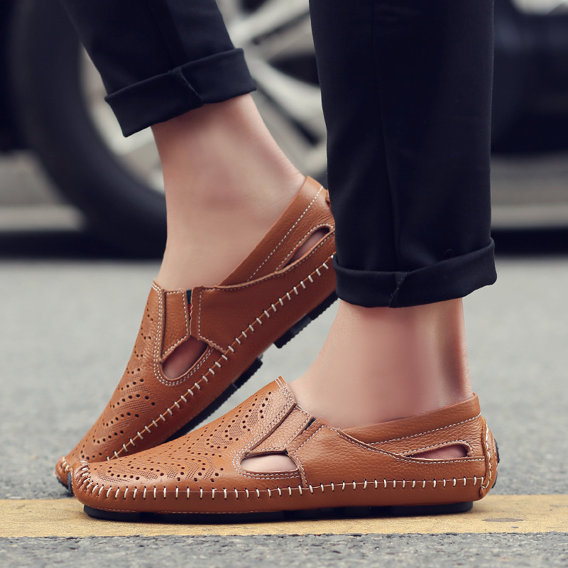 Dante Perforated Leather Loafers