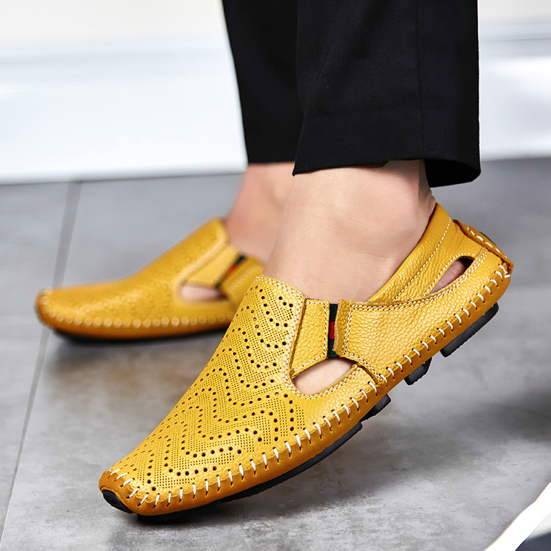 Dante Perforated Leather Loafers