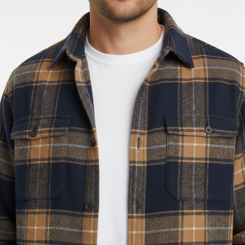 Camden Brushed Flannel Shirt