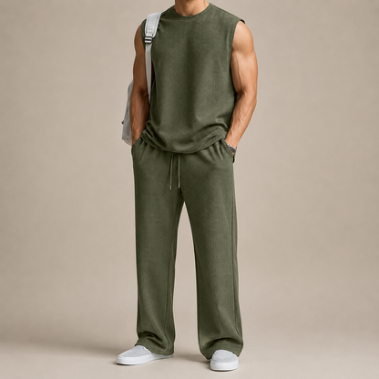 Bryce Knitted Vest And Trouser Set