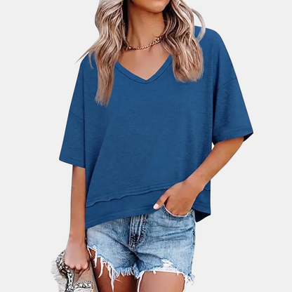 Fenwick V Neck Flowy Top