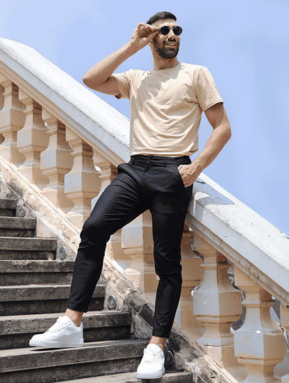 Noa | Black Stretch Pants