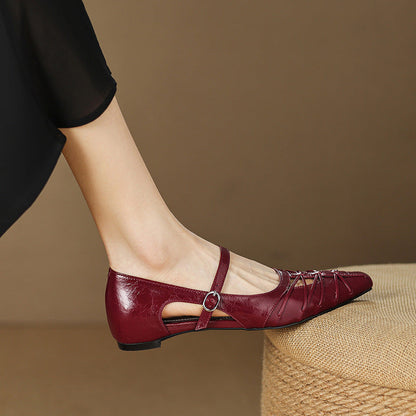 Bexley Leather Mary Jane Flats