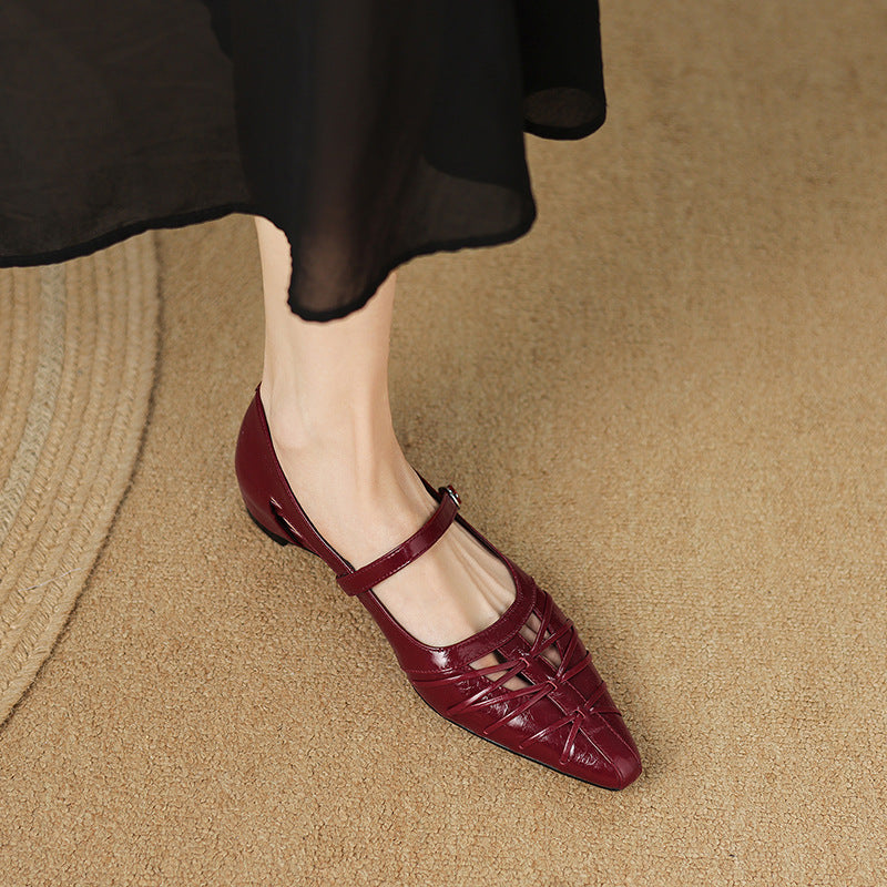 Bexley Leather Mary Jane Flats