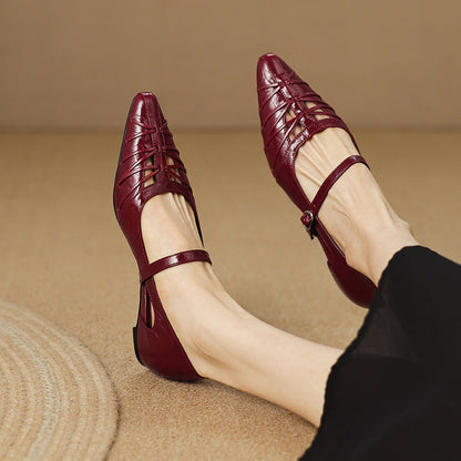 Bexley Leather Mary Jane Flats