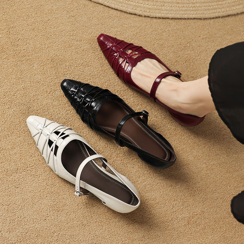 Bexley Leather Mary Jane Flats