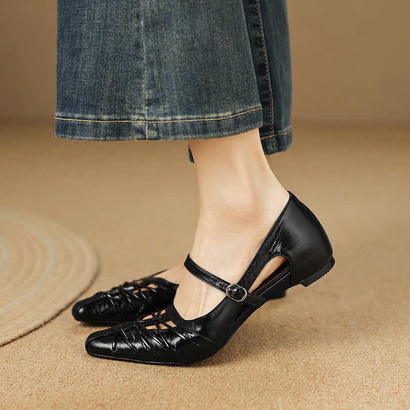 Bexley Leather Mary Jane Flats
