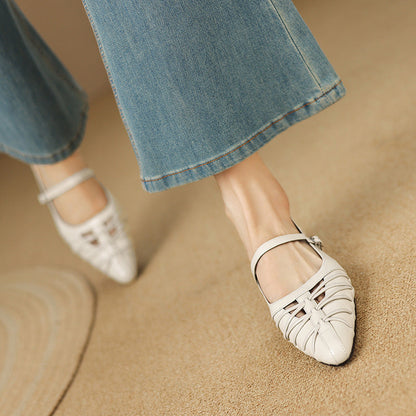 Bexley Leather Mary Jane Flats