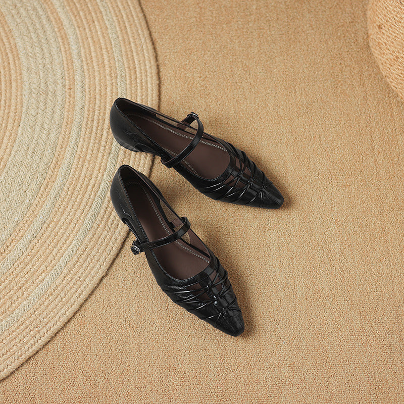 Bexley Leather Mary Jane Flats