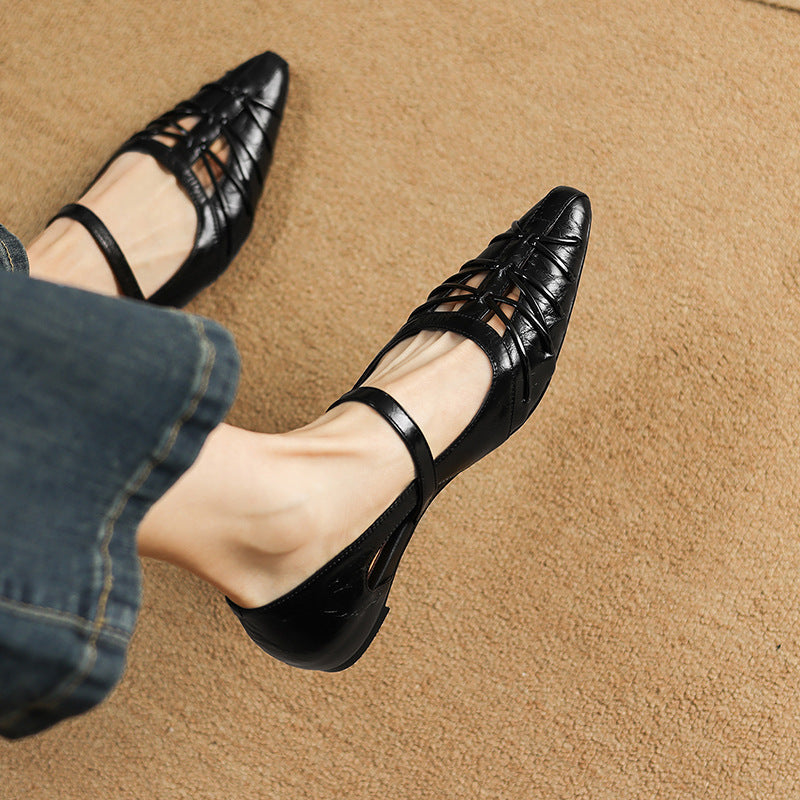 Bexley Leather Mary Jane Flats