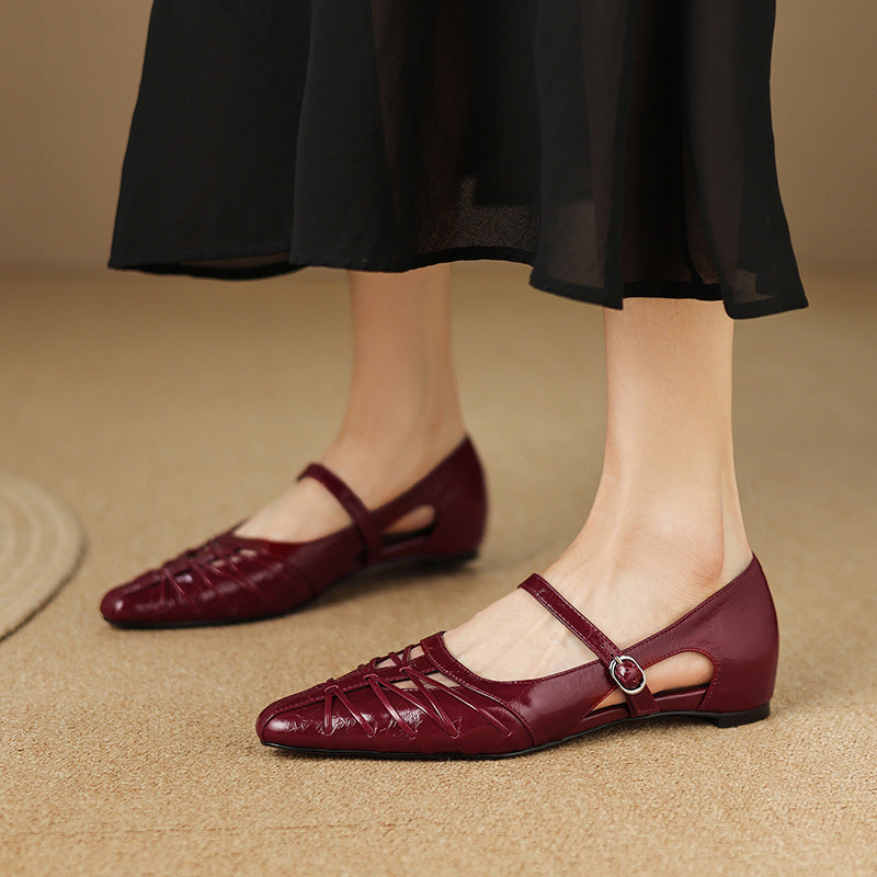 Bexley Leather Mary Jane Flats