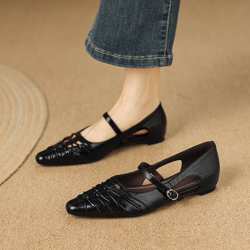 Bexley Leather Mary Jane Flats