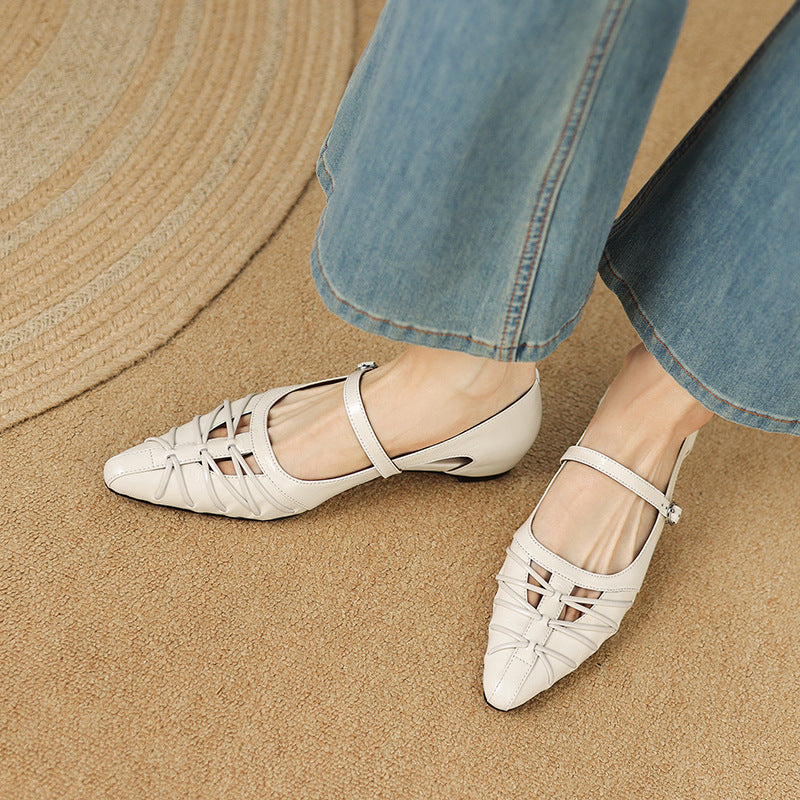Bexley Leather Mary Jane Flats