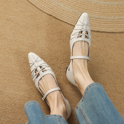 Bexley Leather Mary Jane Flats