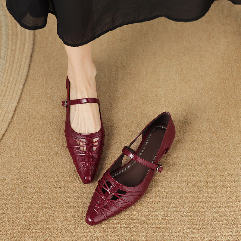 Bexley Leather Mary Jane Flats