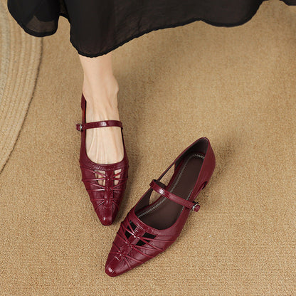 Bexley Leather Mary Jane Flats