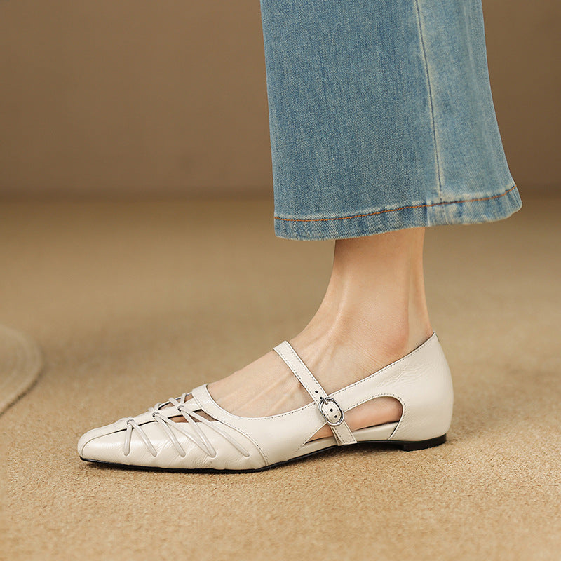Bexley Leather Mary Jane Flats