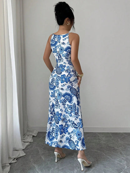 Seren Floral Print Maxi Dress
