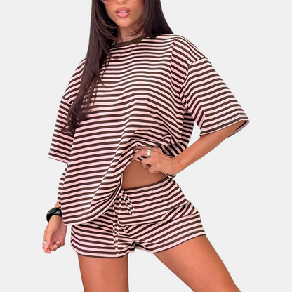 Juno Striped Lounge Set