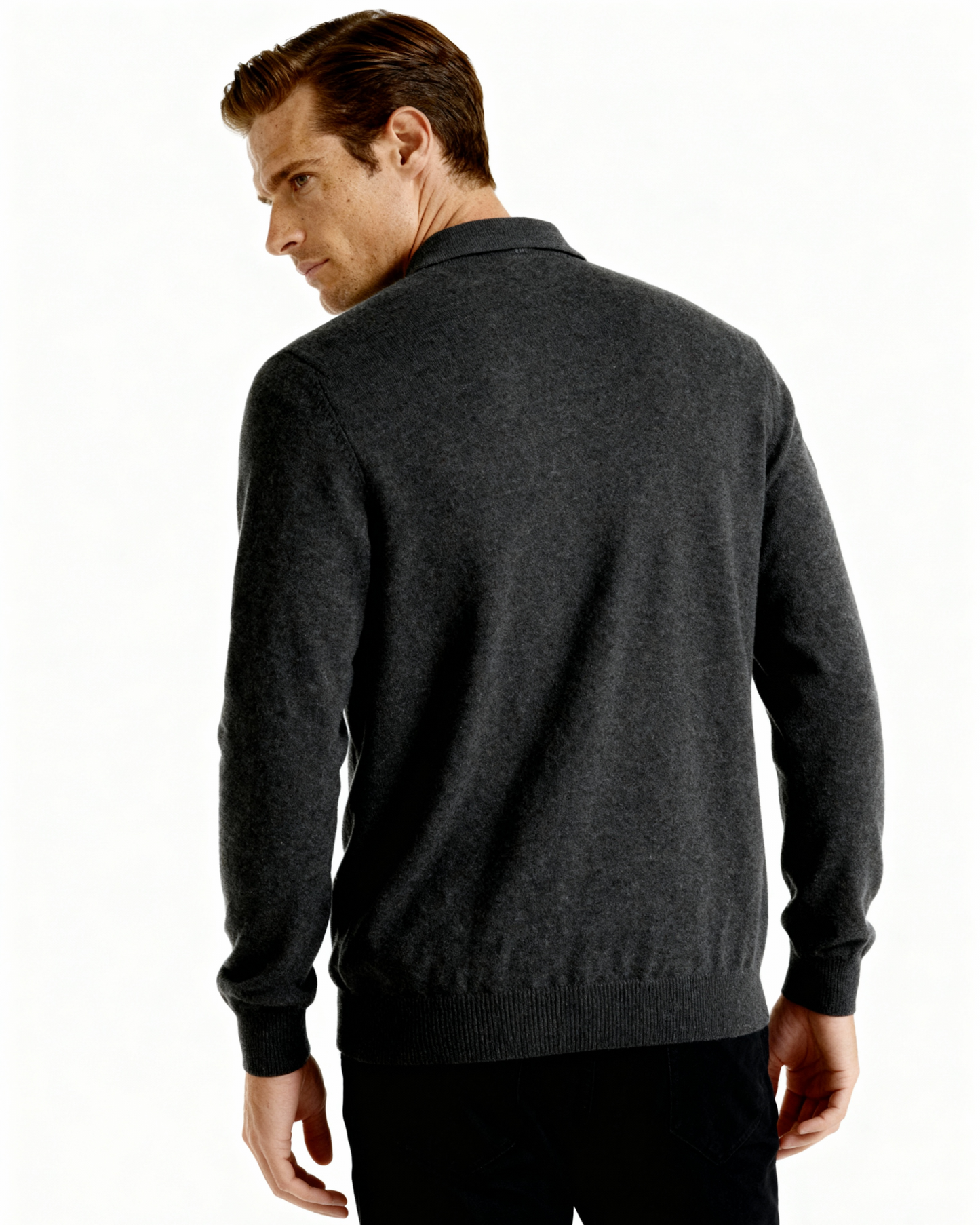 Halden Cashmere Knit Polo