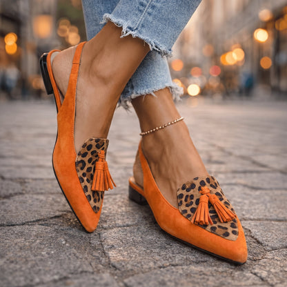 Poppy Tassel Strap Sandals