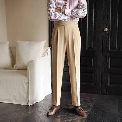 Ludlow Tailored Plaid Trousers