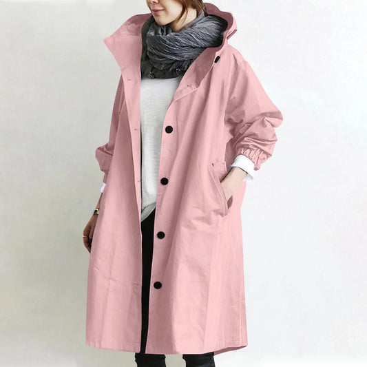 Dora | Hooded Longline Trench Coat