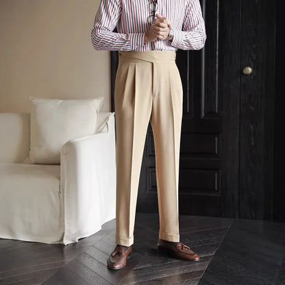 Ludlow Tailored Plaid Trousers